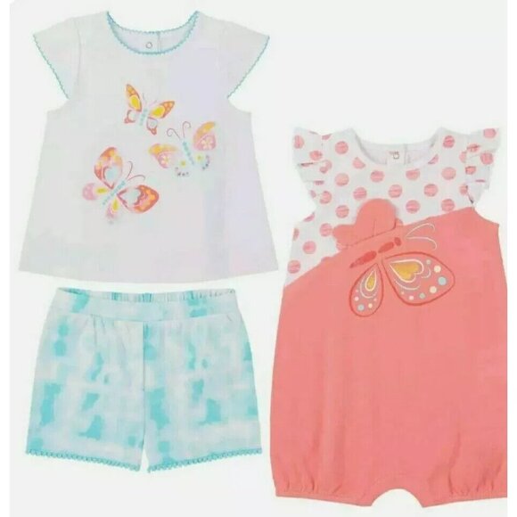 Kids Headquarters 3 Pc.  Set Girl's VARIATION (Multıcolor, 3M) - Picture 1 of 4